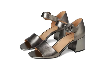 VIONIC Chardonnay pewter metallic leather