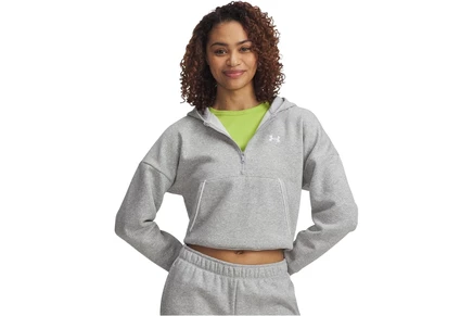 Женский свитшот Under Armour Rival Fleece Piped 1/2 Zip Hoodie