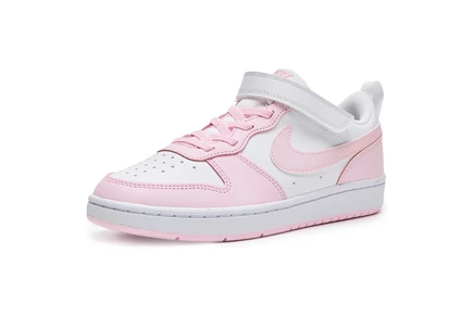 Кроссовки для детей Nike Court Borough Low, бело-розовые