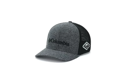 Унисекс сетчатая бейсболка Columbia, меланжевый/черный