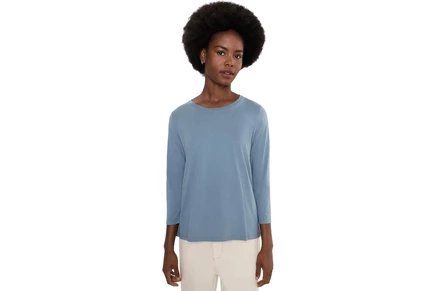 Женская футболка Eileen Fisher Organic Pima Cotton Jersey Round Neck Tee