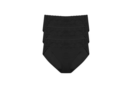 Женские трусы Natori Bliss Perfection, 3 шт., черные
