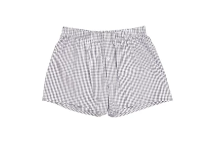 Hanro Fancy Woven Boxer shaded check