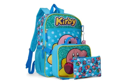 Рюкзак BIOWORLD Kids Kirby 5-Piece Backpack Set (Little Kid/Big Kid)