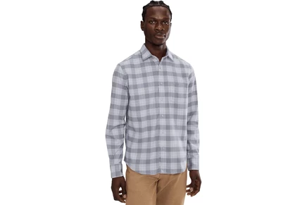 Мужская рубашка UNTUCKit Performance Flannel Brightlake Shirt