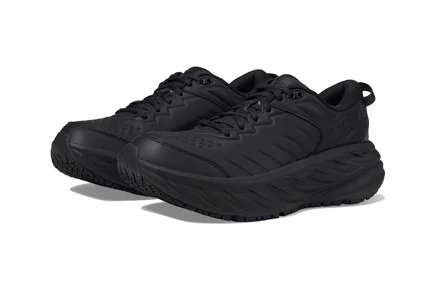 Женские кроссовки Hoka Bondi Slip Resistant black/black