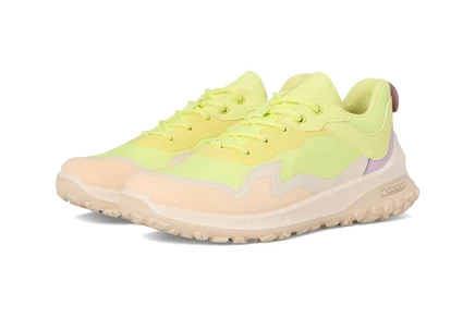Женские кроссовки ECCO Sport Ultra Terrain Low Hiking Shoe limestone/sunny lime/lavender mist