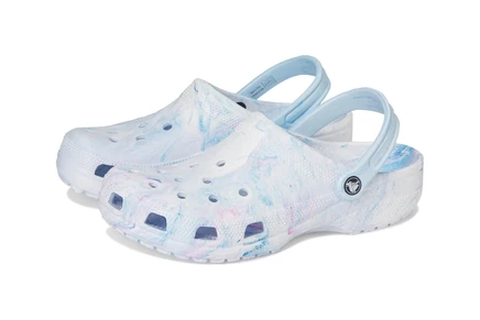 Унисекс сабо Crocs Classic Marbled Tie-Dye, мраморно-тай-дай