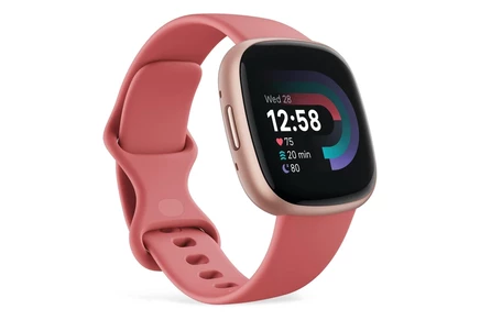 Смарт-часы Fitbit Versa 4 для фитнеса, розовые