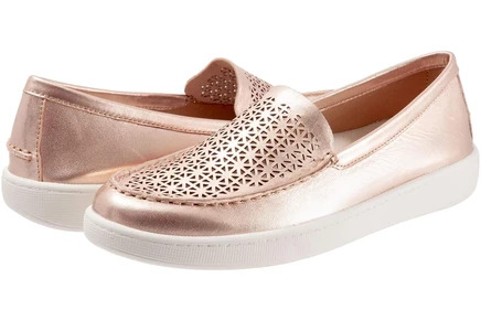 Женские лоферы Trotters Audrey кожаные, розовое золото