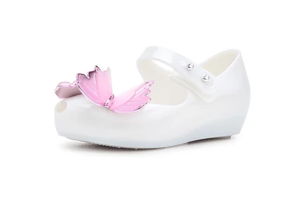 Детские балетки Mini Melissa Ultragirl Fly III, перламутровые