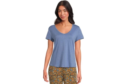 Женская футболка Toad&Co Marley Short Sleeve V Tee