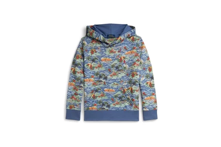 Polo Ralph Lauren Kids Tropical-Print French Terry Hoodie (Big Kid) rl surf club