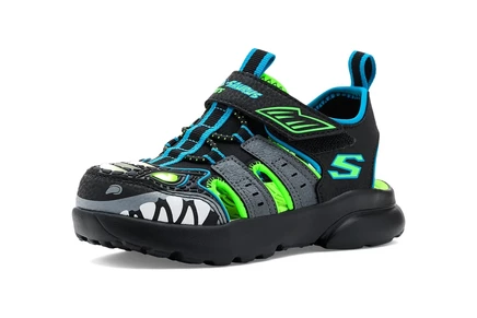 Сандалии SKECHERS KIDS Razor Splash - Raptor Quest 402284L (Little Kid/Big Kid)