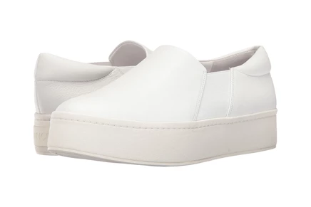 Женские кроссовки Vince Warren white plaster leather