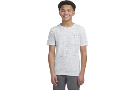 Детская футболка Hurley Kids Cloud Slub, черно-белая