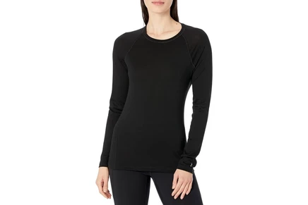 Женский лонгслив Smartwool Merino классический, черный