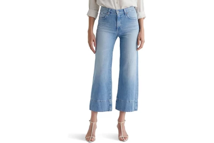 Джинсы AG Jeans Saige Mid Rise Wide Leg in Dana Point