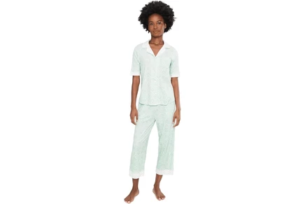 Пижама Karen Neuburger Elbow Sleeve Capri Pajama Set