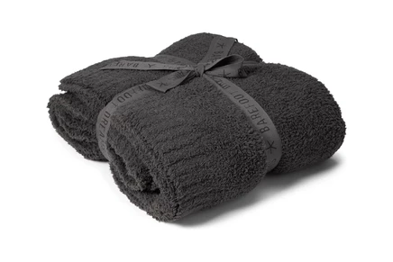 Плед Barefoot Dreams CozyChic, 137×183 см, угольный