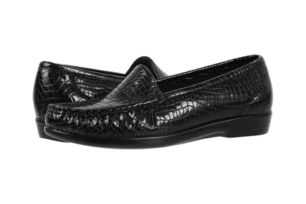 SAS Simplify Comfort Loafer black croc
