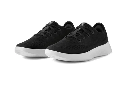 Женские кроссовки Allbirds Tree Runner Go, черные (Blizzard)