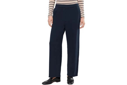 Брюки Eileen Fisher Garment Dyed Terry Wide Ankle Pant