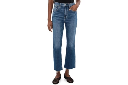 DAZE Shy Girl High-rise Crop Flare In Influencer influencer
