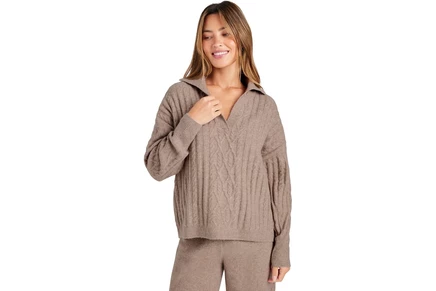 Свитер Splendid Stassi Cable Polo Sweater
