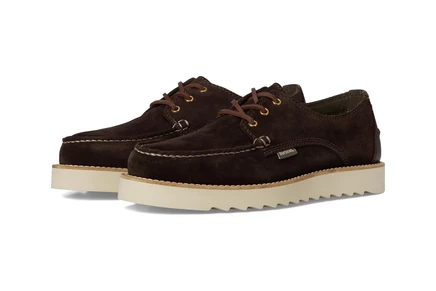 Мужские дерби Barbour Aydon замшевые, темно-коричневые