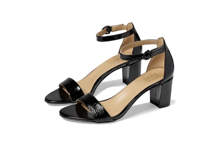 black patent leather