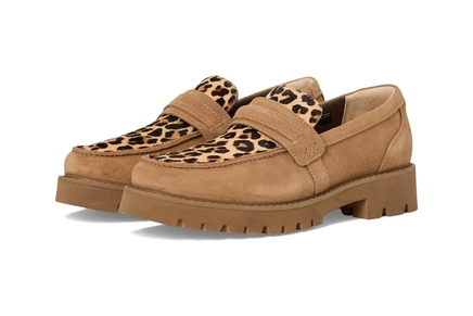 Женские лоферы Ariat Stratford Lug из замши, песочные