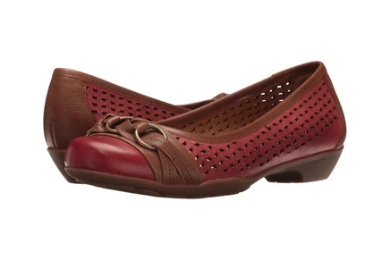 Женские балетки Comfortiva Posie Laser Softspots, красно-коричневые