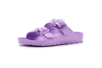 Сандалии Birkenstock Kids Arizona Eva Essentials Flower Buckle (Toddler/Little Kid/Big Kid)