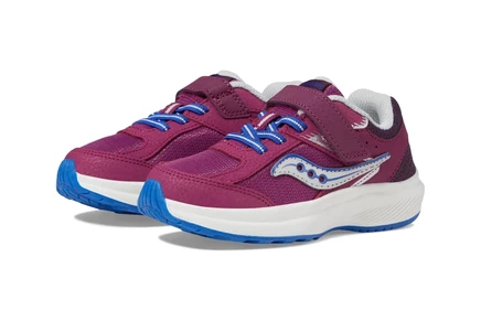 Saucony Kids Cohesion KDZ A/C Sneakers (Little Kid/Big Kid) plum