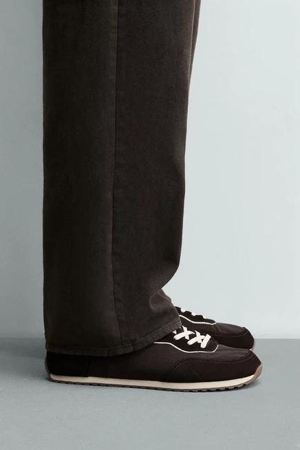 Мужские босоногие кроссовки ZARA Barefoot, коричневые