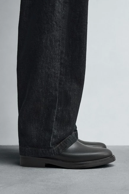 Мужские ботинки челси ZARA, черные