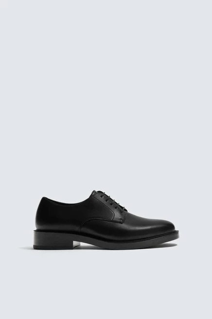Мужские туфли ZARA дерби, черные