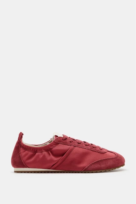 Женские кроссовки Zara Elastic Heel, бордовые