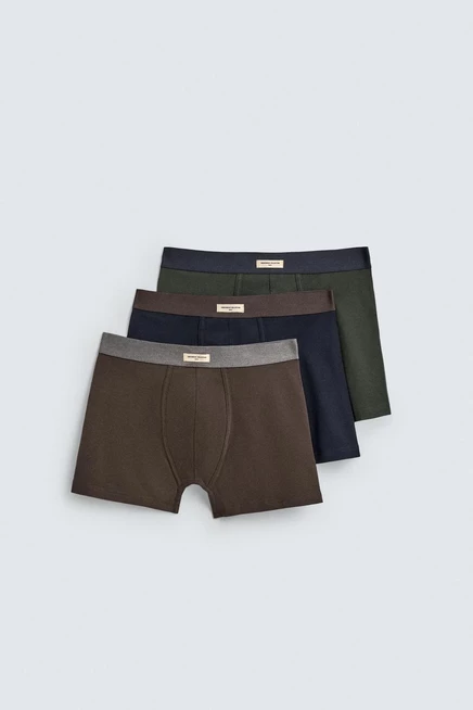 Мужские боксеры ZARA 3 шт., разноцветные