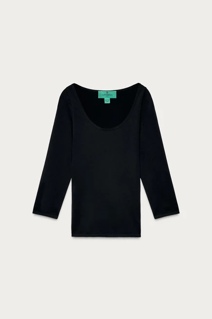Женский топ ZARA Seamless, черный