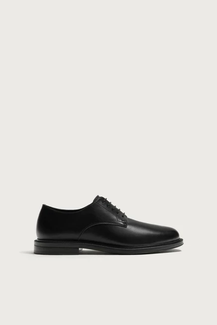 Мужские туфли-дерби ZARA, черные