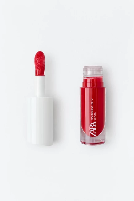 Масло-блеск для губ Zara Nourishing Jelly, красное