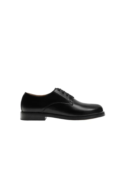 Мужские туфли дерби ZARA Limited Edition, кожаные, черные