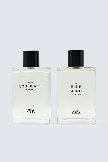 ZARA MAN 800 BLACK WINTER EDP + MAN BLUE SPIRIT WINTER EDP 2X90 МЛ (3,04 ЖИДКИХ УНЦИИ) 999