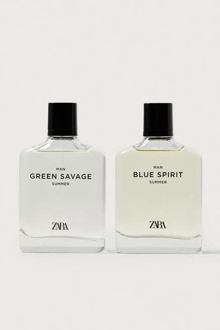 Мужской набор Zara Blue Spirit + Green Savage, 2×100 мл